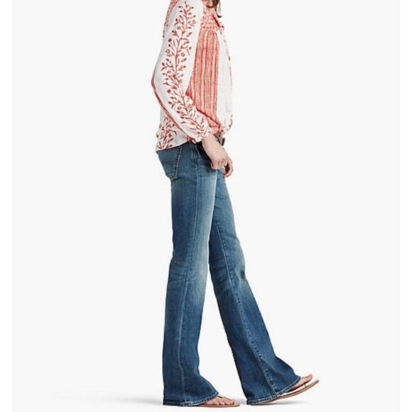 Lucky Brand Dungarees Blue Denim Classic Straight Leg/Flare Jeans - Picture 1 of 8